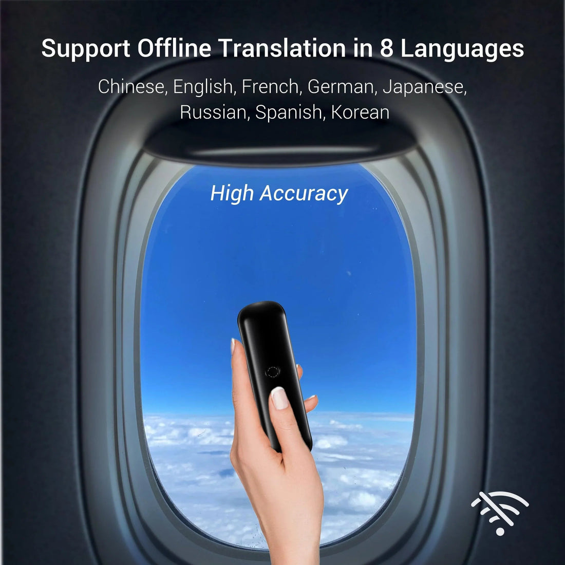 Polyverus® G5 Pro AI Translator – 144 Languages, Offline & Real-Time